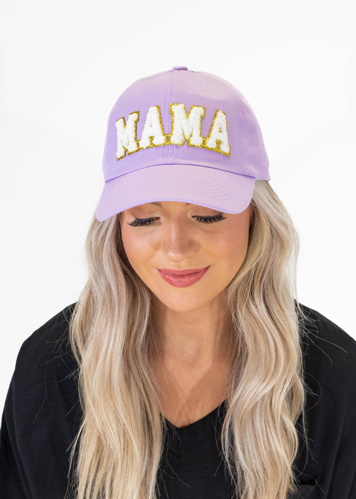 lavender Mama hat